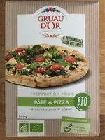 Mängden socker i Préparation pour Pâte à pizza