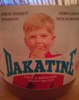 Mängden socker i Dakatine