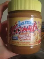 Mängden socker i DAKATINE - Toonuts / Erdnussbutter Mit Vanille & Karamel