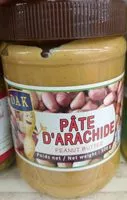 Mängden socker i Pâte d'arachide