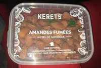 Mängden socker i Amandes fumées au sel de Camargue