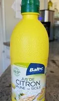 Mängden socker i Jus de citron