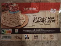 Mängden socker i fond pour flammenkueche