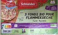 Mängden socker i Fond bio pour flammekueche