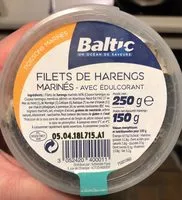 Mängden socker i Filet de harengs marinés