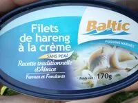 Mängden socker i Filets de hareng à la crème