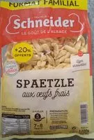 Mängden socker i Spaetzle