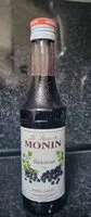 Mängden socker i Monin - Cassis Blackcurrant Syrup