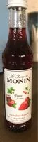 Mängden socker i Monin Fraise Strawberry