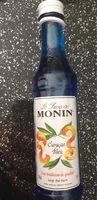 Mängden socker i Monin Monin Gourmet-sirup, Monin "curacao Bleu", 50ml
