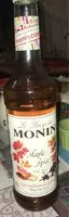 Mängden socker i Le sirop monin