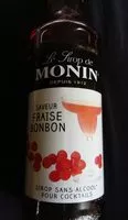 Mängden socker i Sirop saveur Fraise bonbon