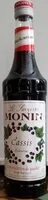 Mängden socker i Sirop Cassis Monin 70 cl, 1 Bouteille