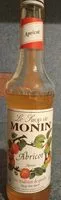 Mängden socker i Sirop Abricot Monin 70 cl, 1 Bouteille