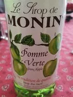 Mängden socker i Sirop pomme verte