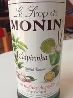Mängden socker i Sirop de monin caïpirinha