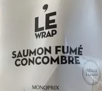 Mängden socker i Le Wrap Saumon fumé concombre