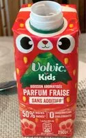 Mängden socker i Volvic kids aromatisée parfum fraise 🍓