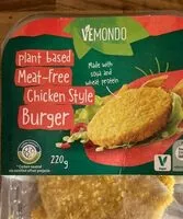 Mängden socker i Plant based meat free chicken style burger