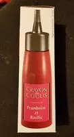 Mängden socker i Crayon de coulis sauce framboise basilic