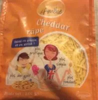Mängden socker i Cheddar Râpé