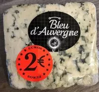 Mängden socker i Bleu d’auvergne AOP