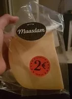 Mängden socker i Maasdam au lait