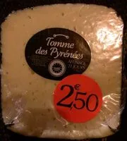 Mängden socker i Tomme des pyrenees