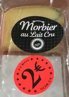 Mängden socker i Morbier au lait cru