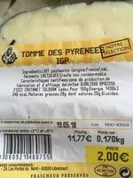 Mängden socker i Tomme des pyrenees