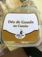 Mängden socker i Gouda cumin en dés