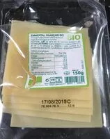 Mängden socker i Emmental francais bio