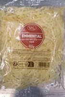 Mängden socker i Emmental au lait cru râpé