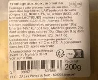 Mängden socker i Fromage aux noix, aromatisé