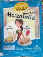 Mängden socker i Tranchettes, mozzarella