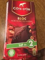 Mängden socker i Bloc noir noisettes entieres