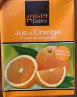 Mängden socker i Jus d'orange