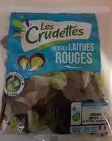 Mängden socker i 100G Petite Laitue Rouge Les Crudettes