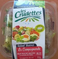 Mängden socker i Salad'bistrot la Campagnarde (Les Crudettes)