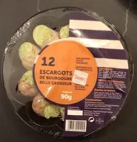Mängden socker i 12 escargots de Bourgogne