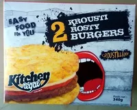 Mängden socker i Krousti Rosty Burgers