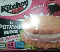 Mängden socker i Le potatoes burger au jambon