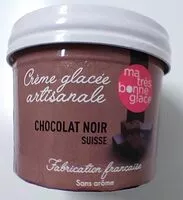 Mängden socker i Crème glacée artisanale Chocolat Noir Suisse