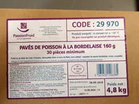 Mängden socker i pavés de poisson à la bordelaise