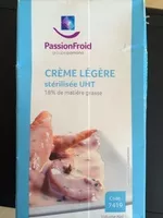 Mängden socker i Crème Légère stérilisée UHT 18%