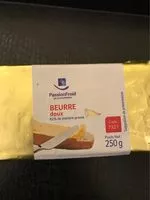 Mängden socker i Beurre doux