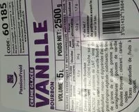 Mängden socker i Crème glacée vanille