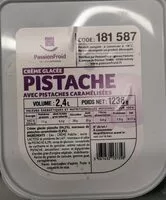 Mängden socker i Crème glacée Pistache