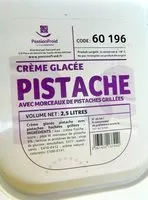 Mängden socker i Crème Glacée Pistache avec Morceaux de Pistaches Grillées