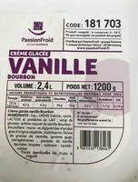Mängden socker i Crème glacée vanille Bourbon